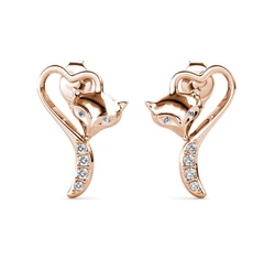 Foxy- Swarovski kristályos fülbevaló