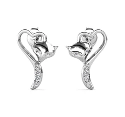 Foxy- Swarovski kristályos fülbevaló