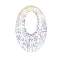 Helios Pendant- Swarovski medál - Crystal White Patina
