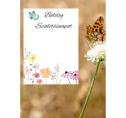 Boldog Születésnapot!-Kísérőkártya