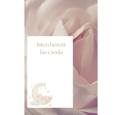 Isten hozott kis csoda -  Kísérőkártya