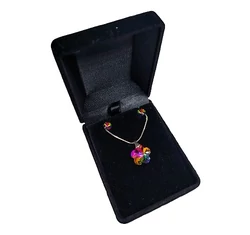 Virágom- Swarovski kristályos nemesacél szett