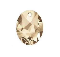 Kaputt Oval Pendant - Swarovski medál - Golden Shadow (Jean Paul Gaultier)