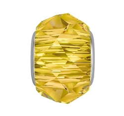BeCharmed Helix Bead- Swarovski gyöngy- Light Topaz