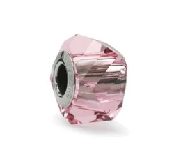 BeCharmed Helix Bead- Swarovski gyöngy- Light Rose
