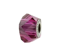 BeCharmed Helix Bead- Swarovski gyöngy- Fuchsia