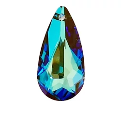 Swarovski Elements 6100 Teardrop - Swarovski medál- Bermuda Blue