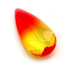 Swarovski Elements 6100 Teardrop - Swarovski medál- Fire Opal