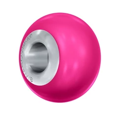 BeCharmed Helix Bead- Swarovski gyöngy-Neon Pink Pearl