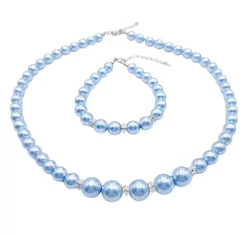 Swarovski gyöngy ékszerszett - Blue