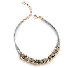 Boccadamo Jewels - aranyozott bronz nyakék - Interwowen