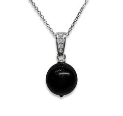 One pearl - Swarovski gyöngyös ezüst nyaklánc