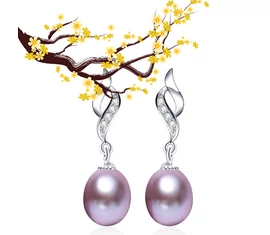 Valódi gyöngy fülbevalók