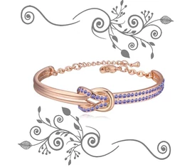 Swarovski kristályos karkötők