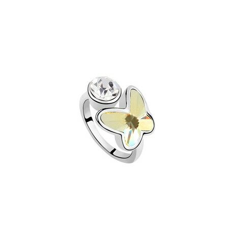Lillien - sárga - Swarovski kristályos - Gyűrű