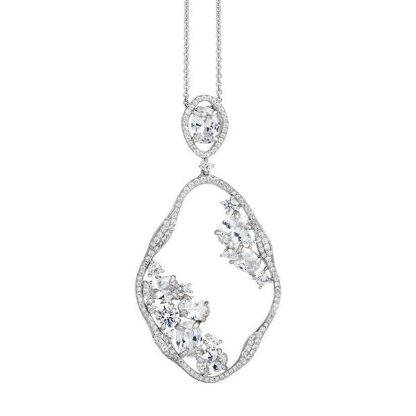 Boccadamo Jewels -  ezüst nyaklánc-Lidian 2Z - fehér
