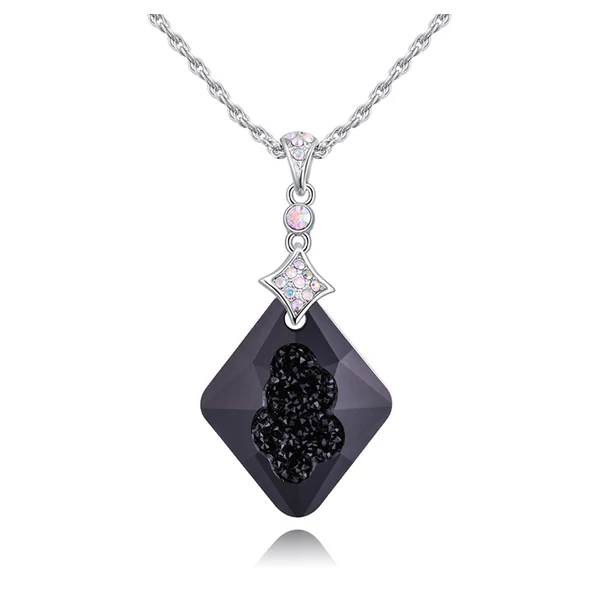 Alonza - Swarovski kristályos nyaklánc - fekete
