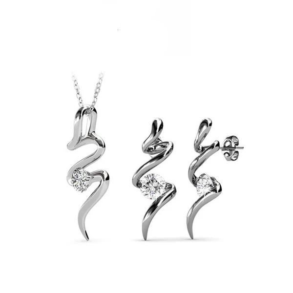 Urzula Swarovski kristályos szett - fehér