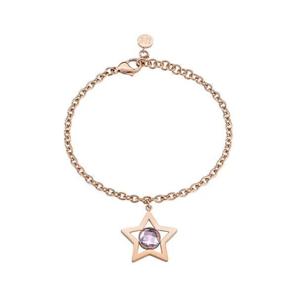 MORELLATO- COSMO COLLECTION ,  női nemesacél karkötő - rózsaszín