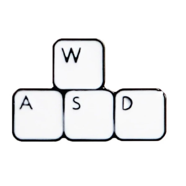 Keyboard- ékszerbross
