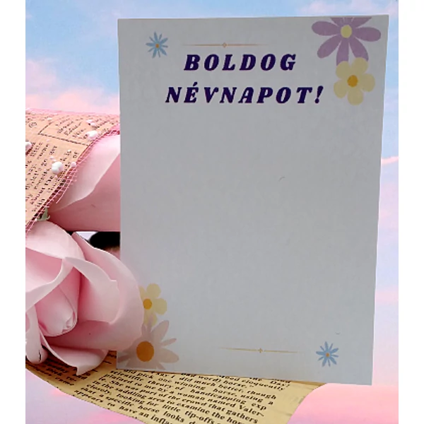 Boldog Névnapot!-Kísérőkártya