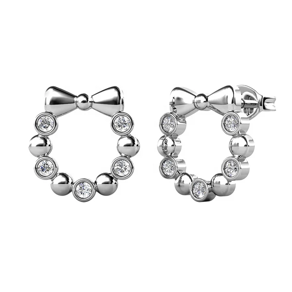 Hazel- Swarovski kristályos fülbevaló