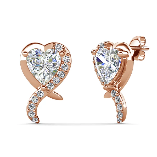 Imogen- Swarovski kristályos fülbevaló