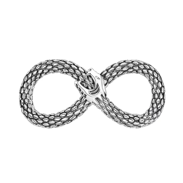 Pandora stílusú ezüst charm - Sssss....