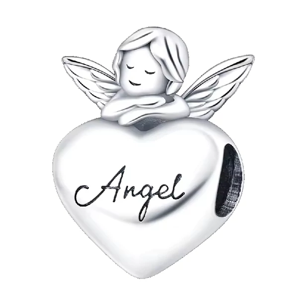 Pandora stílusú ezüst charm - Angel