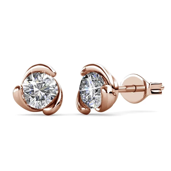 Ariel- Swarovski kristályos fülbevaló