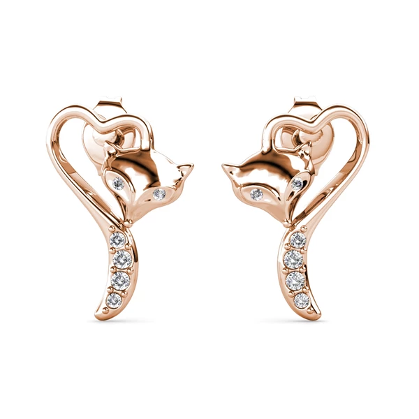 Foxy- Swarovski kristályos fülbevaló