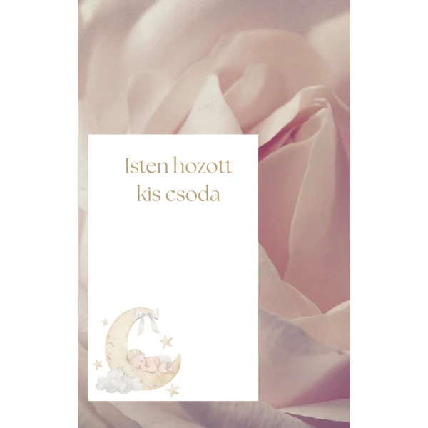 Isten hozott kis csoda -  Kísérőkártya
