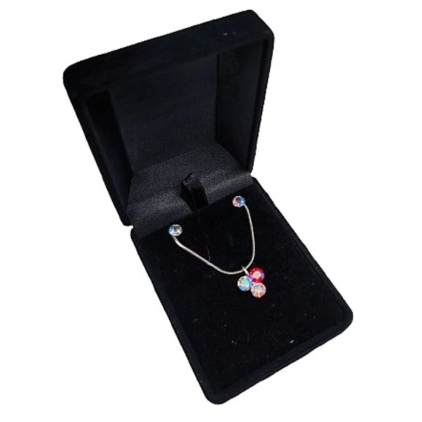 Fürt- Swarovski kristályos nemesacél ékszerszett 