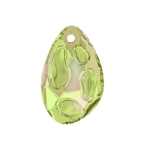 Radiolarian Pendant - Swarovski medál - Luminous Green