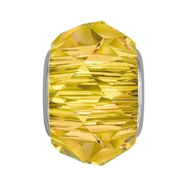 BeCharmed Helix Bead- Swarovski gyöngy- Light Topaz