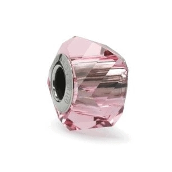 BeCharmed Helix Bead- Swarovski gyöngy- Light Rose