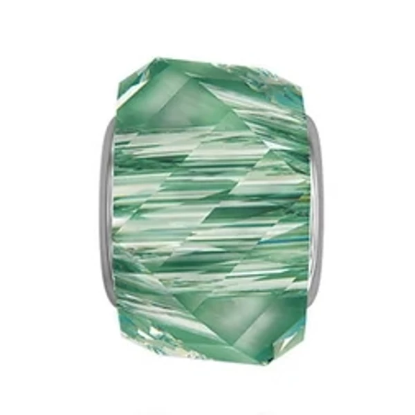BeCharmed Helix Bead- Swarovski gyöngy- Chrysolite
