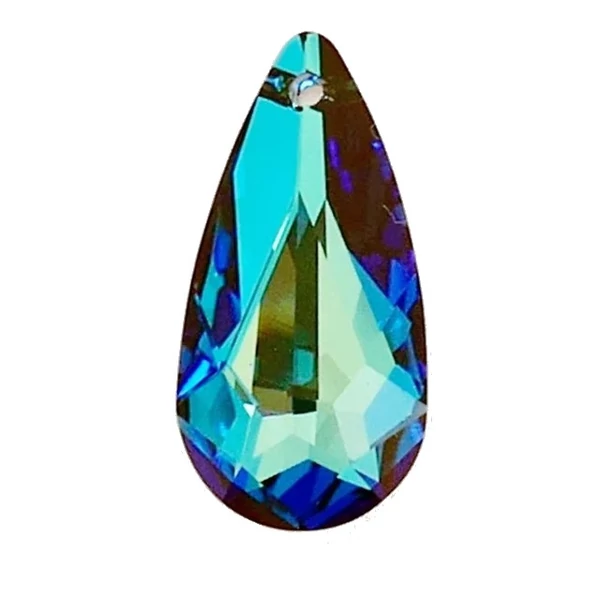 Swarovski Elements 6100 Teardrop - Swarovski medál- Bermuda Blue