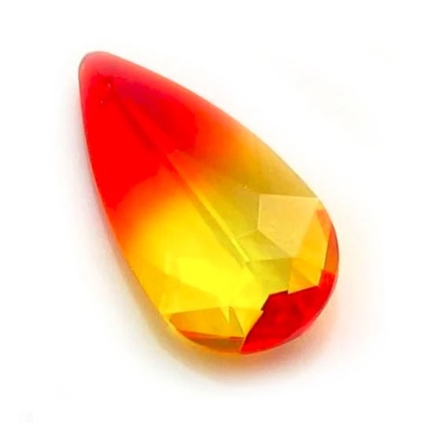 Swarovski Elements 6100 Teardrop - Swarovski medál- Fire Opal