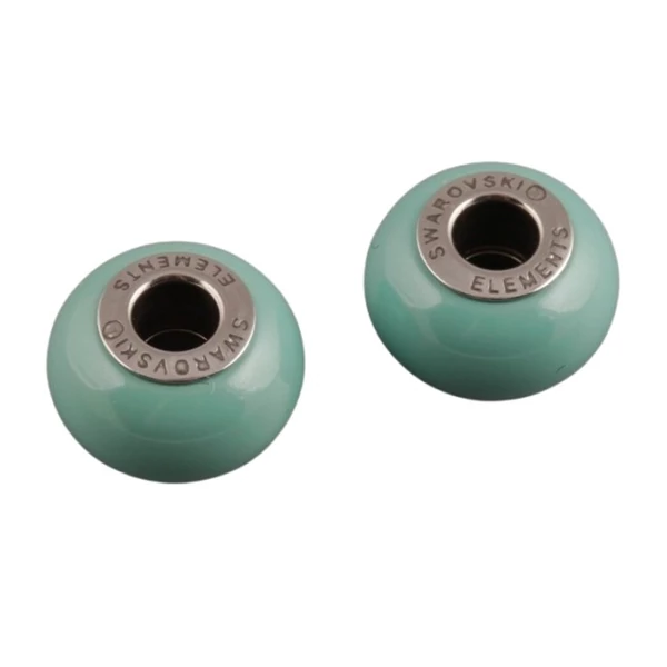BeCharmed Helix Bead- Swarovski gyöngy-Jade Pearl