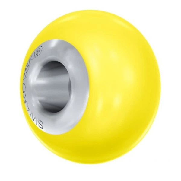 BeCharmed Helix Bead- Swarovski gyöngy- Neon Yellow Pearl