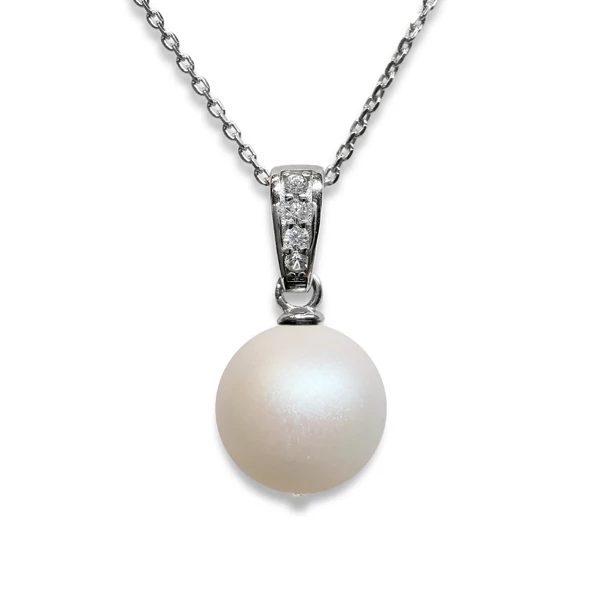 One pearl - Swarovski gyöngyös ezüst nyaklánc